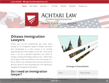 Tablet Screenshot of immigrationcan.com